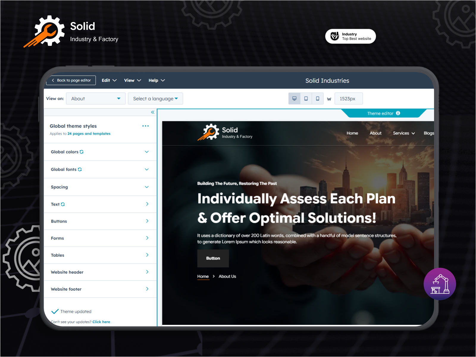 Flexible Theme Customization